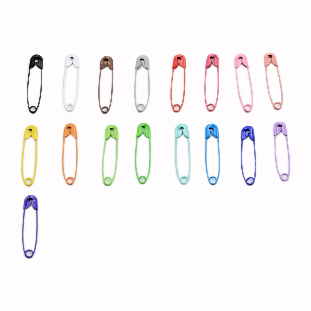Colorful Safety Pins DIY Sewing Tools Accessory Plated Color Needles Large Safety Pin Small Brooch Apparel Accessories