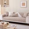 Chenille Jacquard Sofa Cover Anti Slip Solid Color Sofa Towel Decoration Home Furnishing Universal for All Seasons Sofa Cushion
