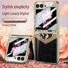 Samsung Z Flip 6 Foldable Screen Case: Anti-Drop, Electroplated, Personalized Protective Phone Cover