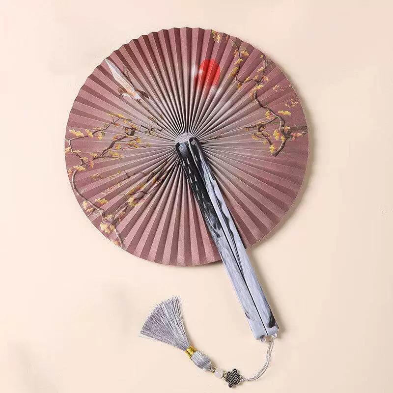 Folding Fan for Portable Use, Ancient Style Magnetic Fan, Chinese Style, Special Fan for Hanfu Dance, Portable Fan for Girls, Traditional Chinese
