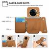 For Realme 14 Pro 5G Case D-Ring Holder Leather + PC + TPU Phone Cover with Wallet Kickstand