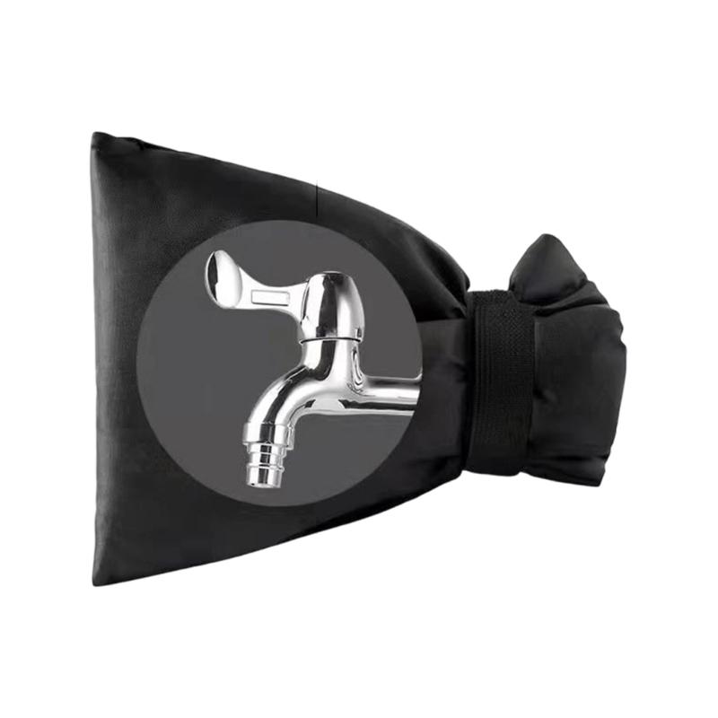 Winter Insulated Faucet Protector Insulation Sleeve Water Pipe Antifreeze Insulation Protective Cover Easy to Install 14x19