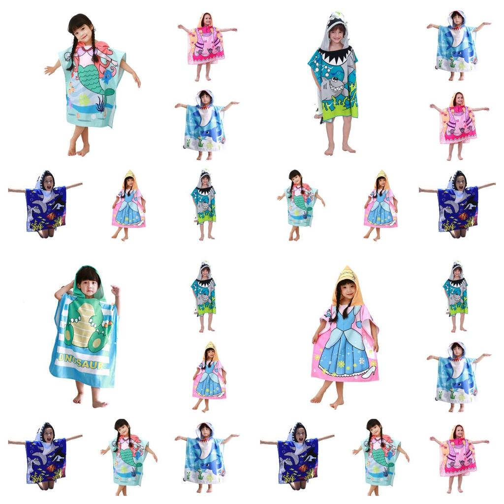 Soft And Skin-friendly Bath Towel With Fun Cartoon Design For Boys And Girls