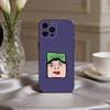 Funny I Am C-Cool Pattern  Phone Case For iPhone 17pro,16,15,14,13,12,11 Plus,Pro Max,XS,Soft Silicone Black Cover