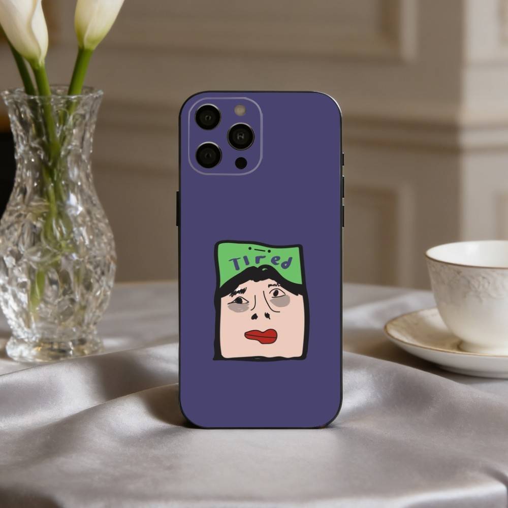 Funny I Am C-Cool Pattern Phone Case For iPhone 17pro,16,15,14,13,12,11 Plus,Pro Max,XS,Soft Silicone Black Cover