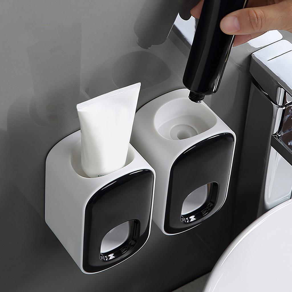 Automatic Toothpaste Dispenser Wall Mounted Toothpaste Squeezer for Household Bathroom