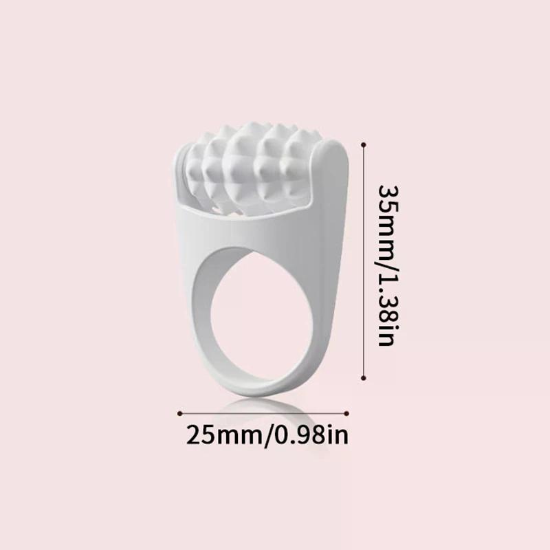 Facial Massage Roller Manual Facial Lifting Massager Rolling Massage Stick Ring Beauty Care Tool Silicone Portable Travel/Home