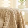 Plush Sofa Cover Autumn Winter Full Coverage Wrap-Around Sofa Sheet Cover Protector Simple Design