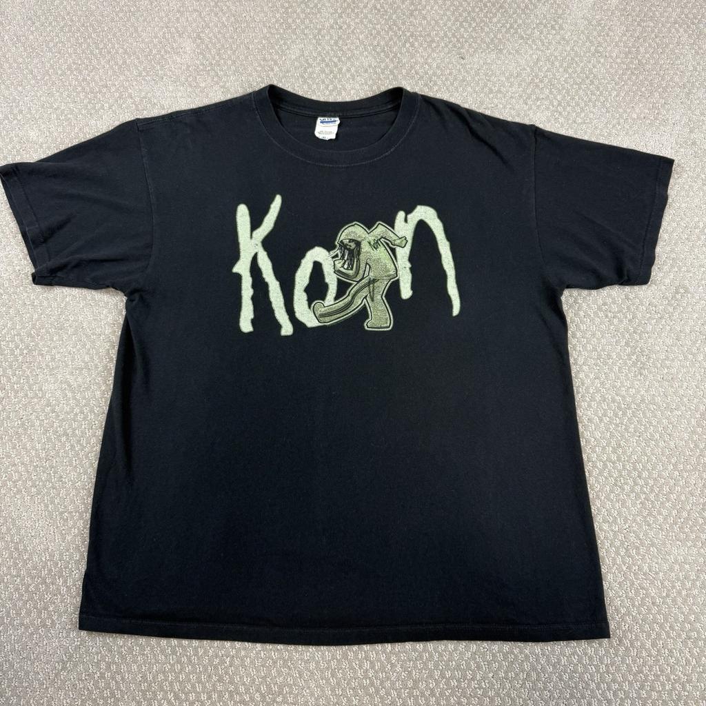 Vtg Y2K Korn Assault On The Americas Tour T Shirt Sz XL Band Rock Music Tee