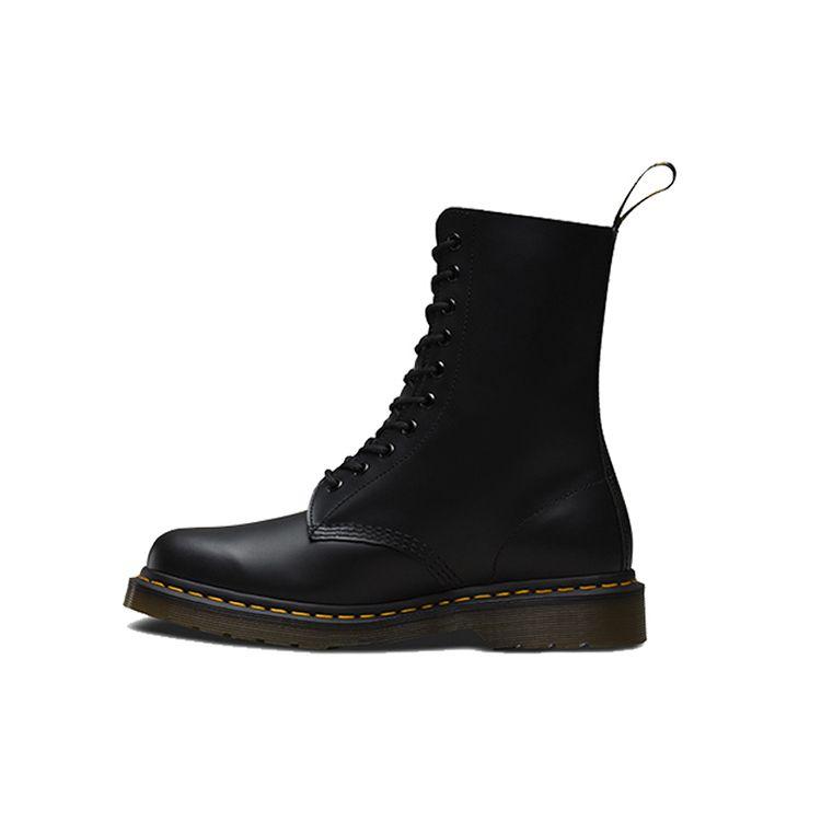 Dr Martens 1460 Smooth Leather Boots Unisex Black 10092001 36