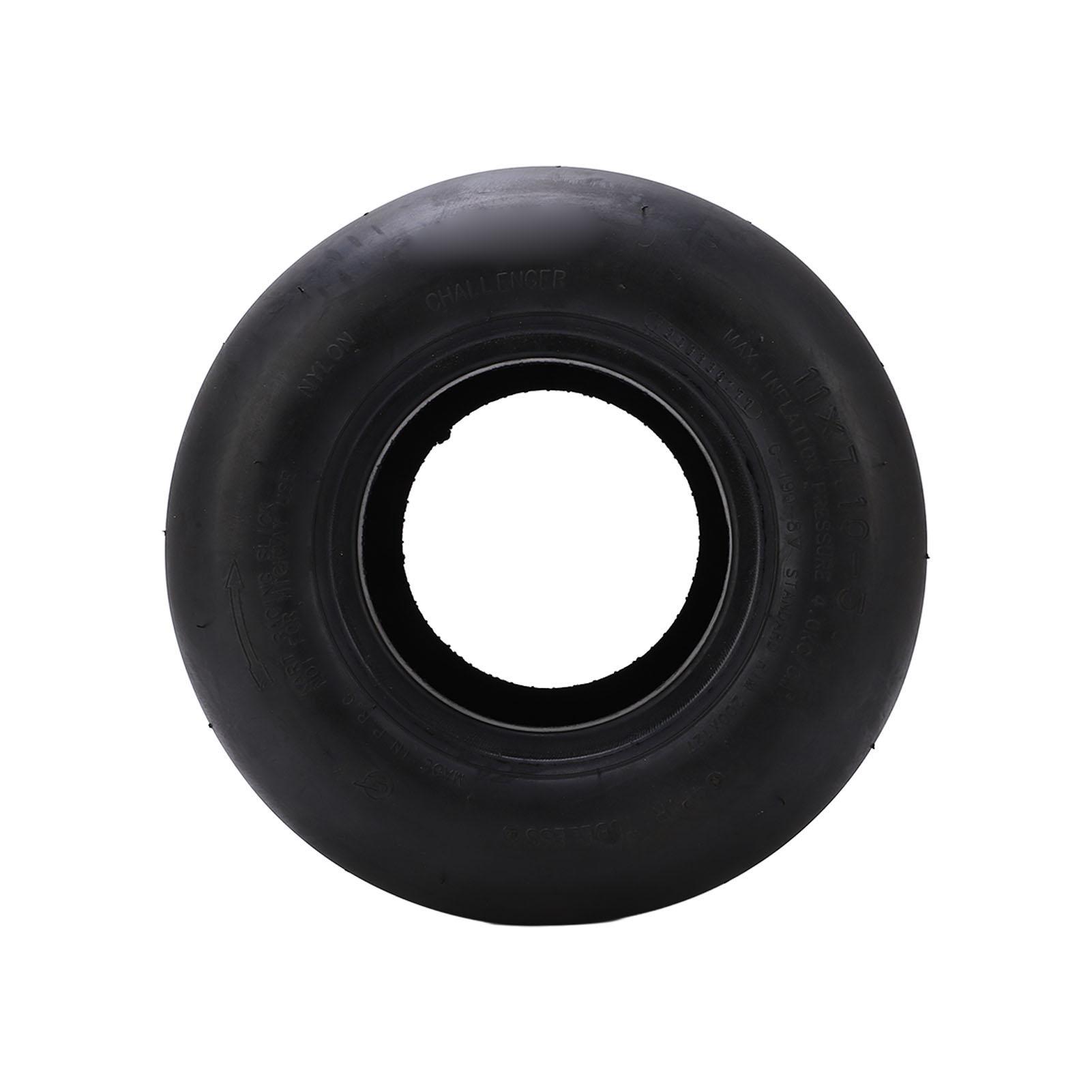 

Kart Tubeless Vacuum Tire 11X7.105 Durable Rear Tire Replacement for Kart Rear Wheel