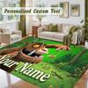 Crystal Velvet Square Rug Custom NameThe Gruffalo Pattern Non Slip Home Floor Decor Rug