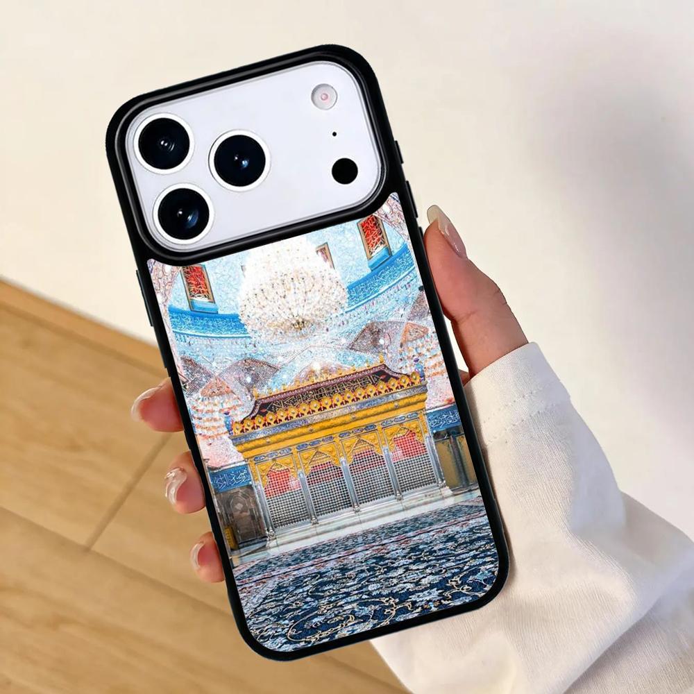 Arabic Muslim Mosque Building Mobile Phone Case for IPhone 17 AIR 16pro Max 15 14 13 12 11 Bumper Cover