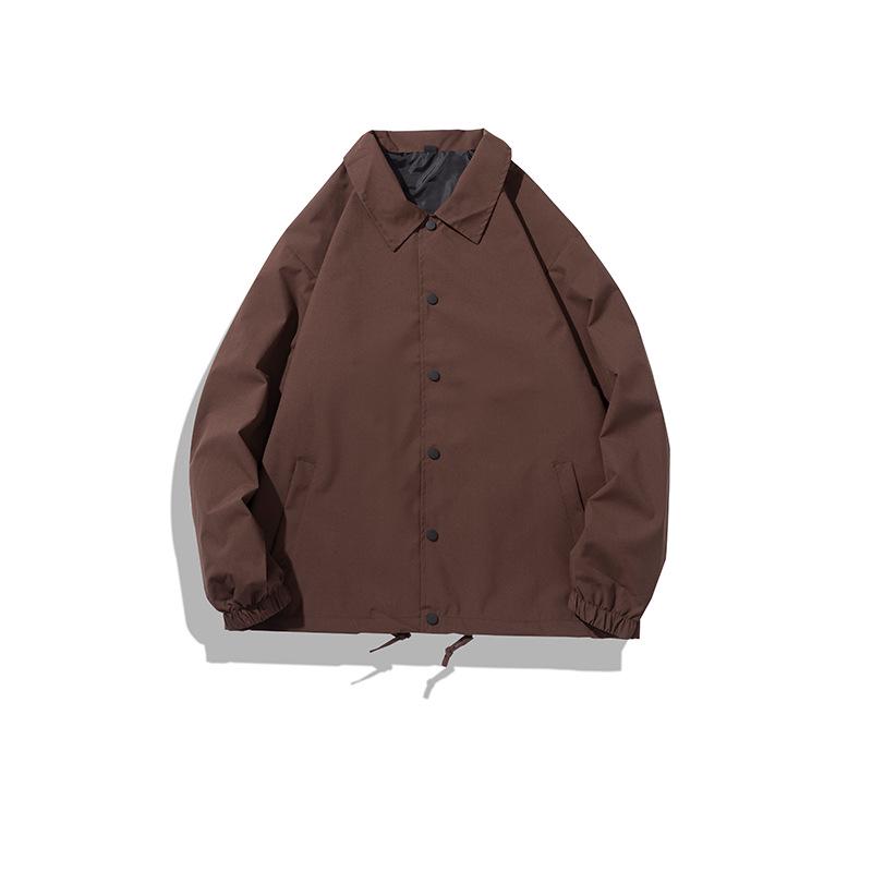 American Style Top Coach Jacket - Spring/Autumn Trendy Men's Lapel Casual Jacket
