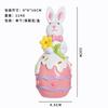 Easter Decorations, Ins, Cute Rabbits, Easter Eggs, Resin Ornaments, Home Party Gifts