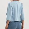 Women's Elegant Slim Fit Blazer, Fashion Versatile Casual Commute Outerwear for Women European American Style