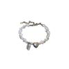 French retro imitation pearl bracelet new light luxury fashion celebrity style design sense versatile bracelet gift