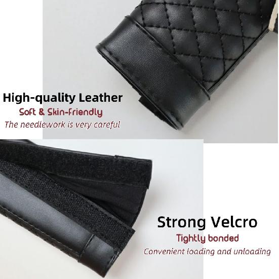 Cute Bow Leather Car Seat Belt Cover Pads,2 Pcs & 4 Pcs Seat Belt Cover for Shoulder, Seatbelt Cushion, Car Seat Strap Pads, Seatbelt Covers for