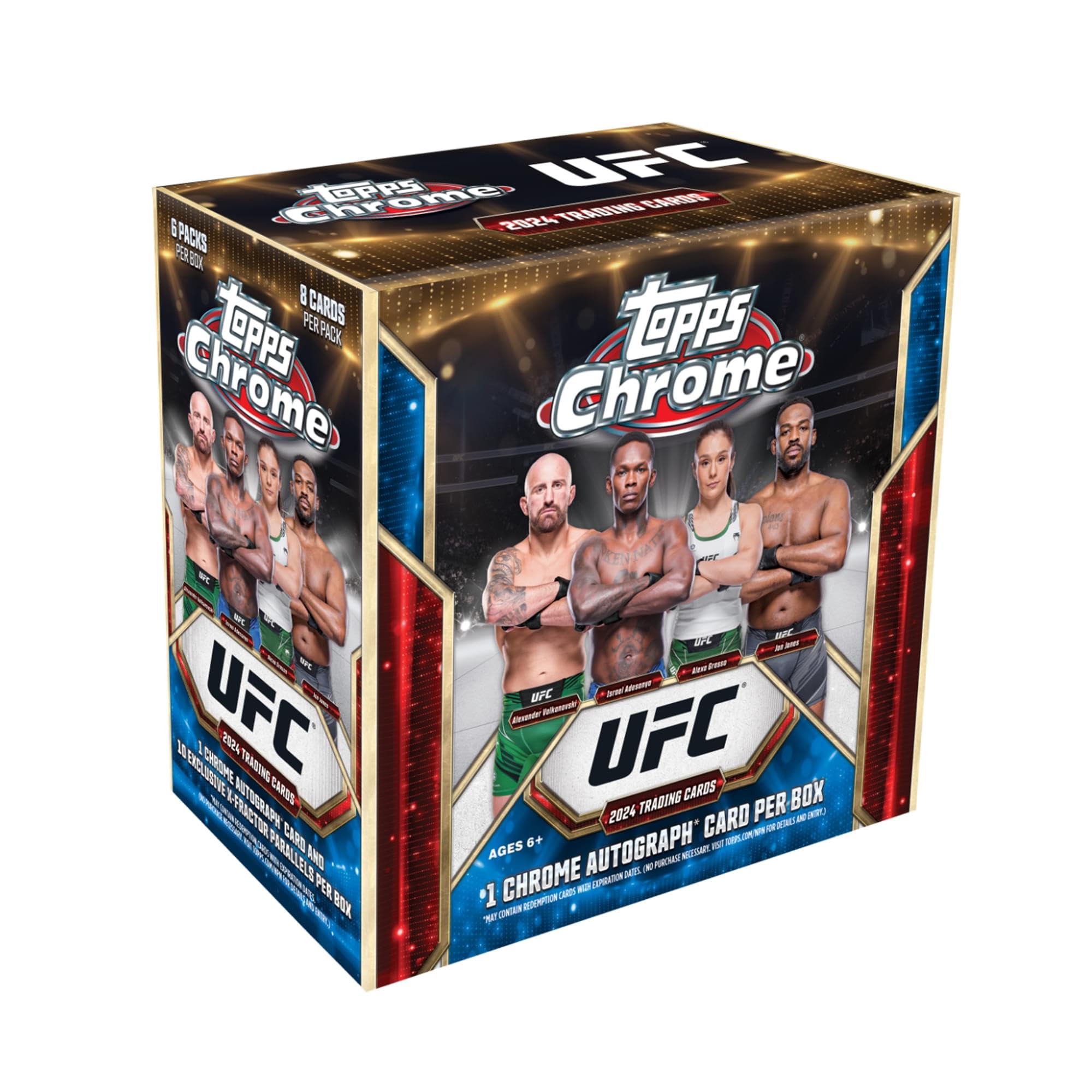 

2024 Topps UFC Chrome Brown Megabox. , М,