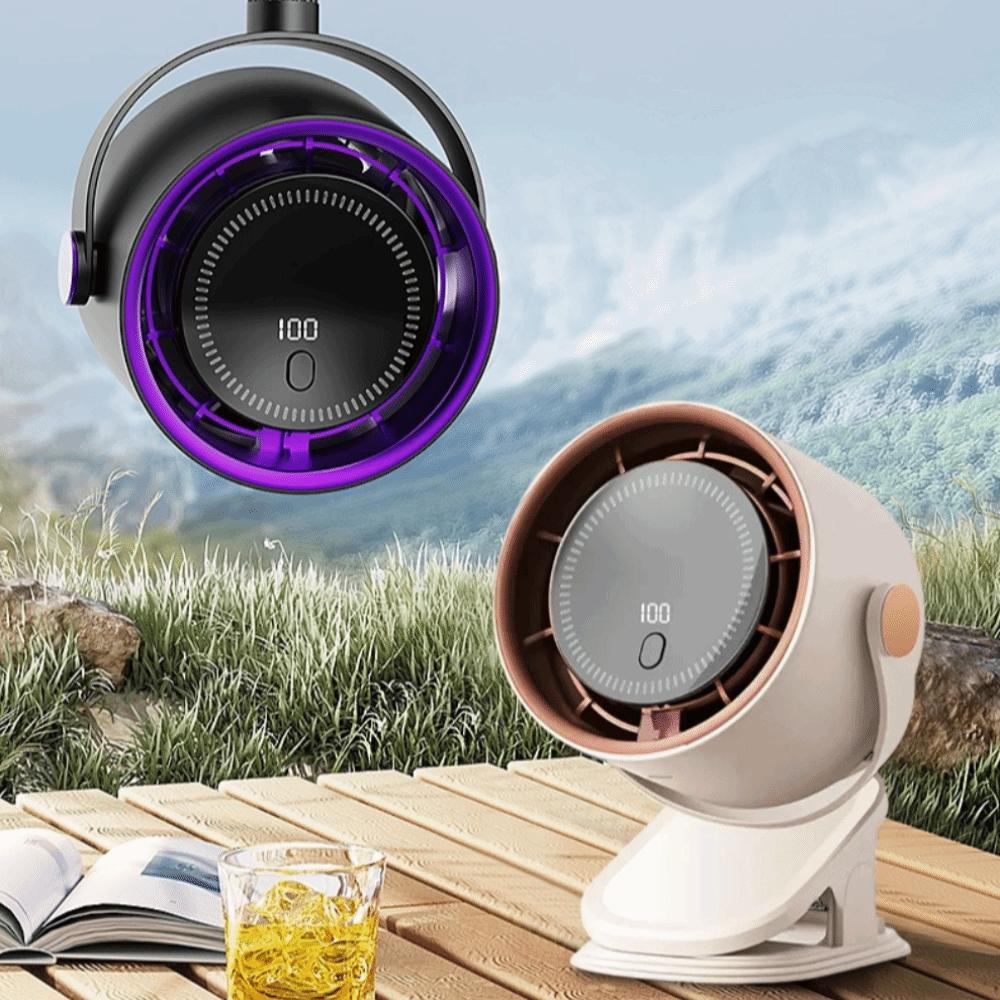 Strong Wind Output Clip On Fan Silent Operation Portable Fan New Desktop Mini Fan Home Use