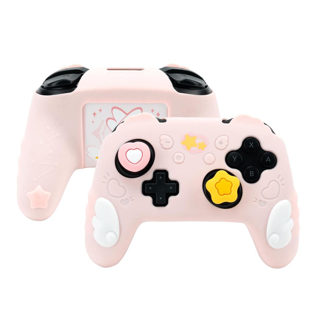 GeekShare NS Pro Controller Silicone Soft Skin Compatible with Switch Pro NS Pro Controller Cover and Protective Protective Easy to NS Pro Protective