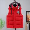 Mens Thickened Warm Casual Sleeveless Cotton Padded Vest Winter Autumn Fashion Outerwear