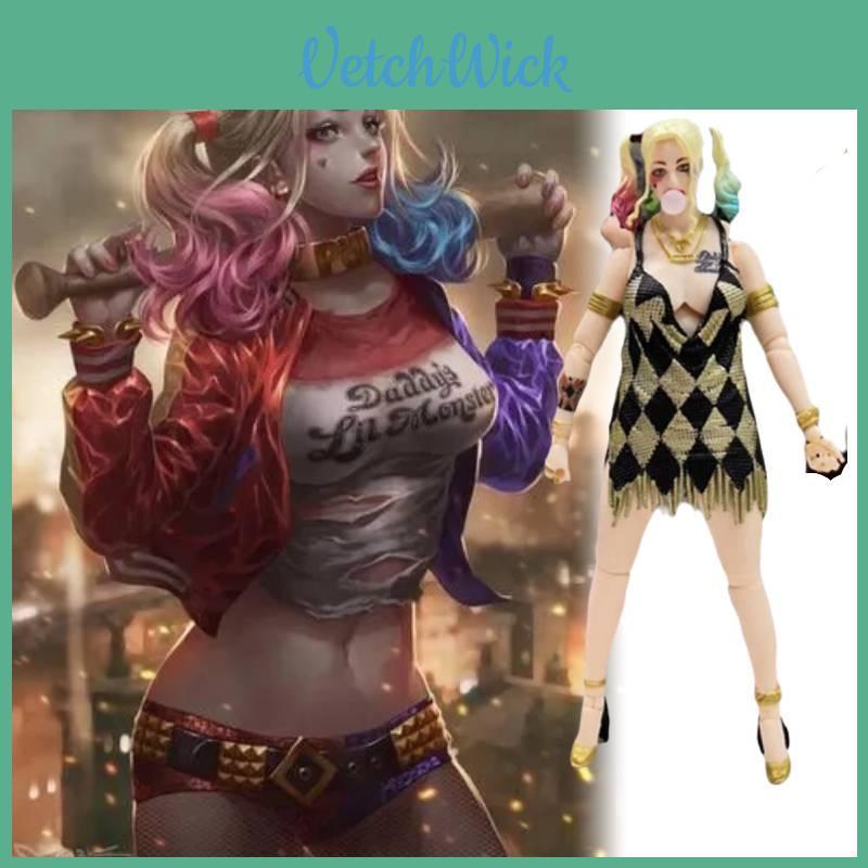 Mafex 042 Esquadrão Suicida Harley Quinn Versão Vestido Figura de Ação Modelo 16cm Pvc