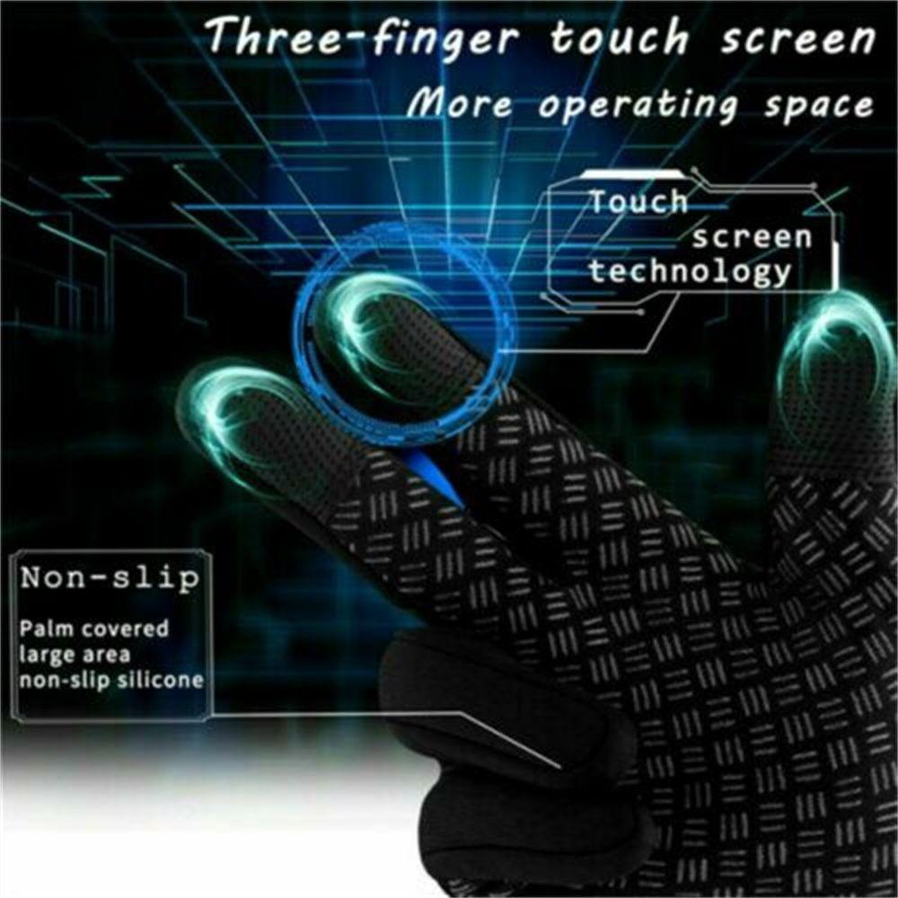 Windproof Women Men Ski Gloves Cycling Gloves Touch Screen Mitten Winter Warm Gloves