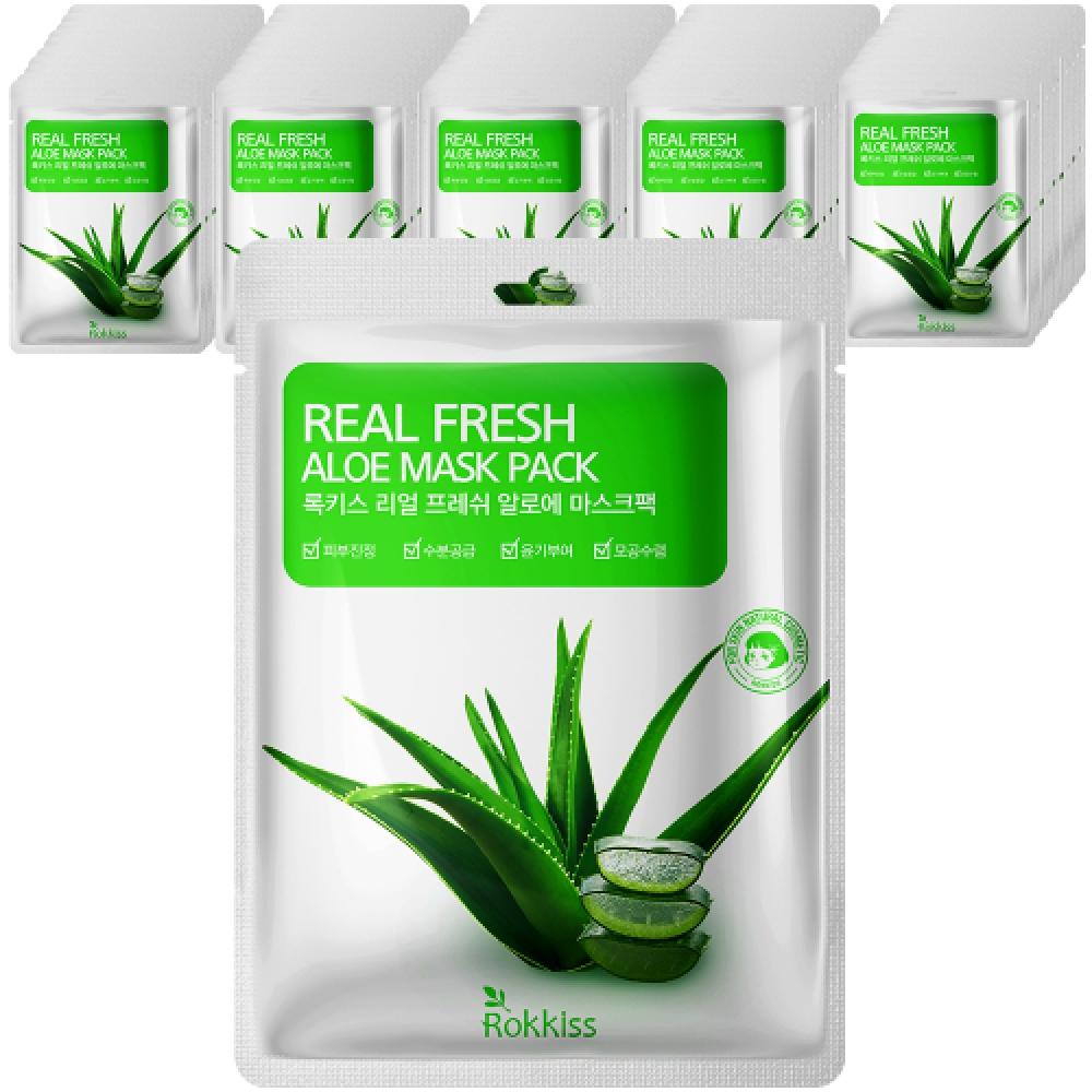 

Rokkiss Real Fresh Aloe Mask Pack 50 Pack 1 NONE