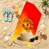 Manchester United F.C Print Beach Towel, Versatile Lightweight Absorbent Beach Towel for Pool Surf Yoga Bathroom, Perfect Birthday Holiday Gift