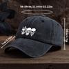 Skull Print Baseball Cap Multifunctional Outdoor Leisure Fishing Cap Travel Sun Visor Duckbill Cap