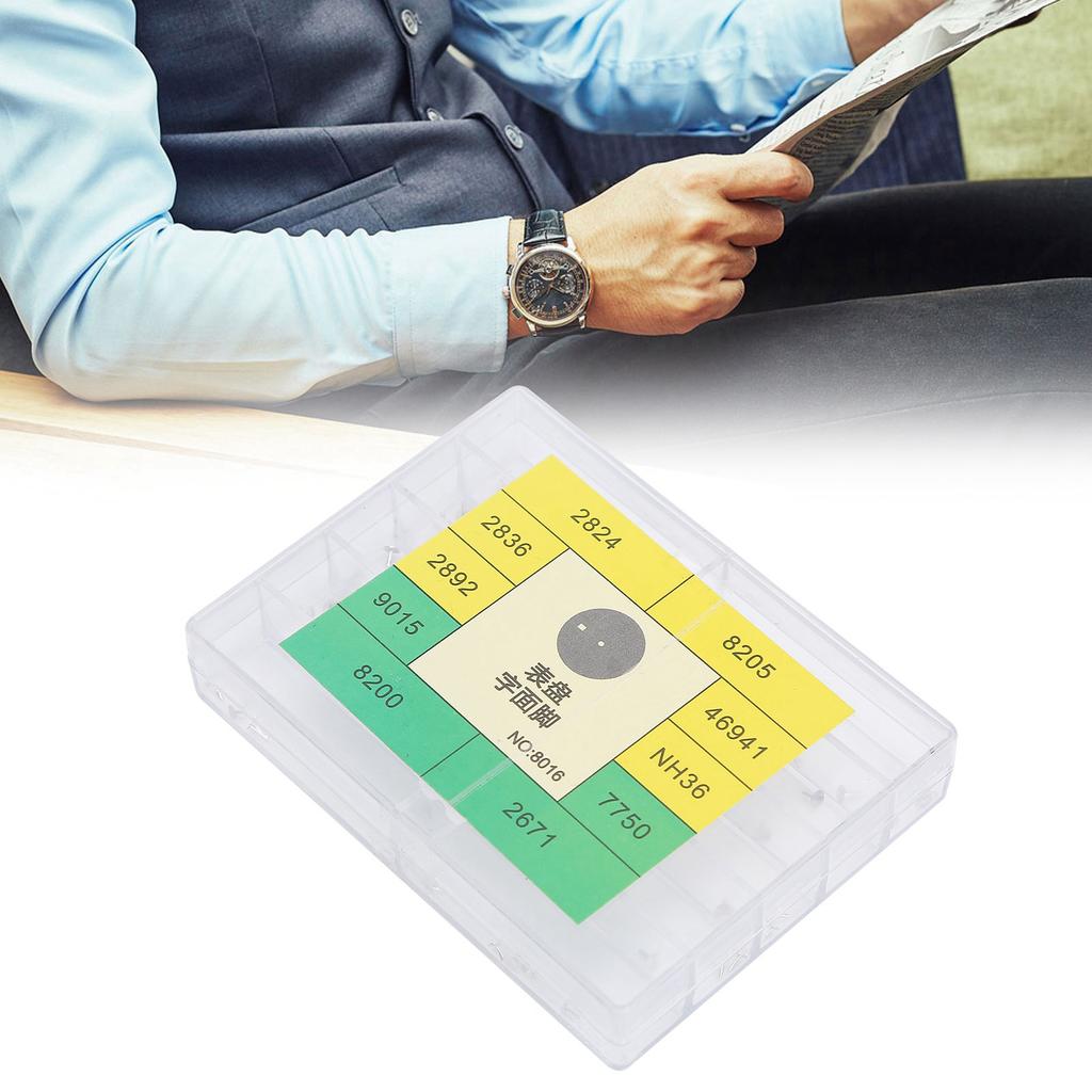 Klokkereparasjon Urskiveføtter Assortiment Reservedeler Tilbehør for Armbåndsur Urmaker