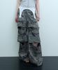 Uusoo Three-Way Camouflage Cotton Pants_ Olive