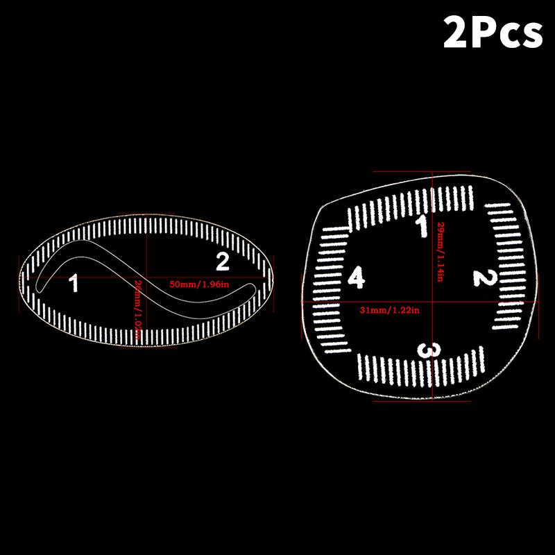 Pravítko pro mapování obočí Tvarovací pravítko na obočí Rychlé kreslení za 1 minutu Designové obočí Snadný nástroj Microblading Permanentní make-up Šablony