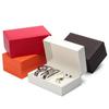 Travel PU Leather Portable Jewelry Storage Case Zipper Watch Box Display Box Container Case