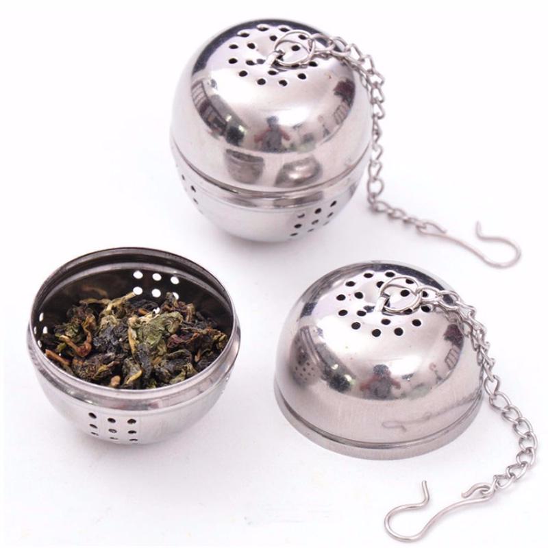 

5pcs Stainless Steel Ball Tea Net Filter Net/hook Loose Tea Fragrance Home Kitchen Supplies
