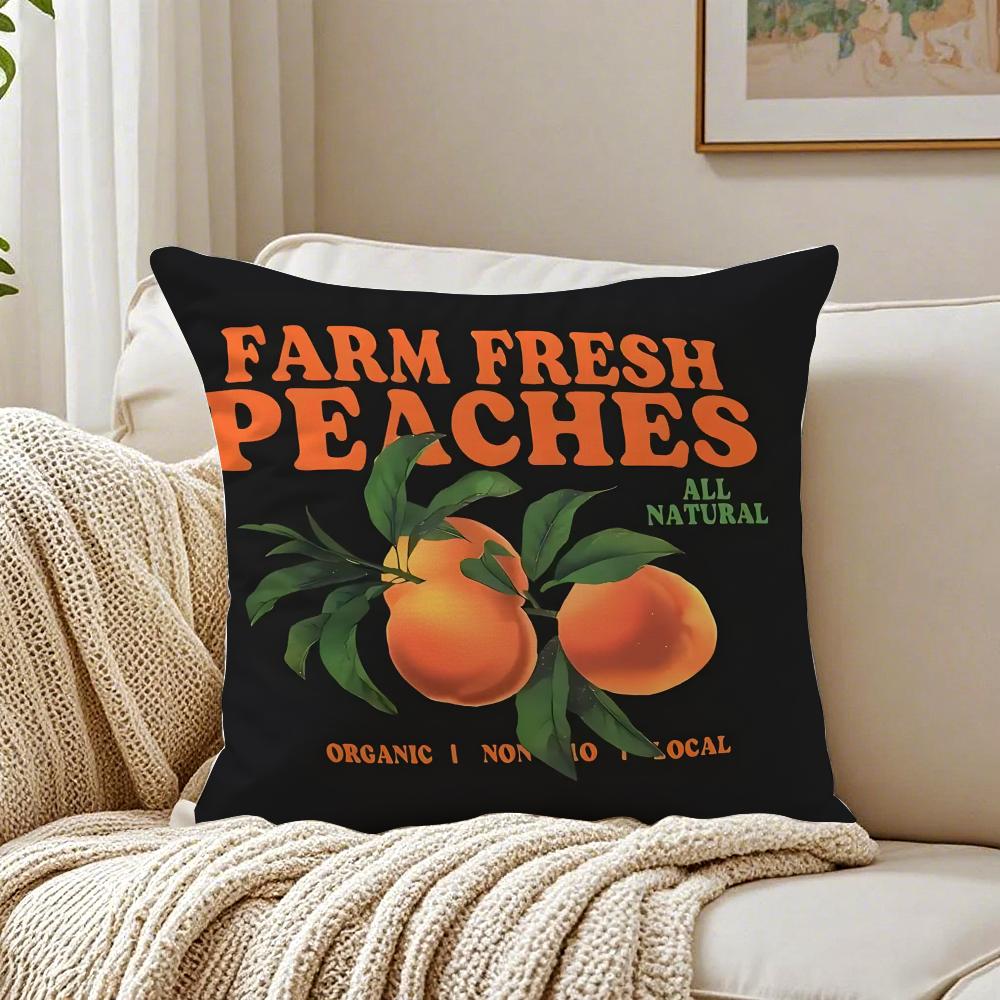 Trendiger Stil Klassische Trendige Marke Druck Kunst Kissenbezug Leinen Kissenbezug Weich für Sofa Bett Wohnzimmer Dekoration
