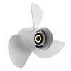 13x19 Outboard Propeller High Thrust 3 Blades 15 Tooth 6E5‑45941‑00‑00 Fit for Yamaha 50‑130HP Engine