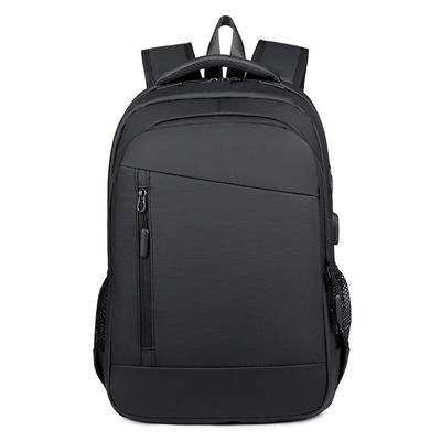 Zaino per laptop da uomo, impermeabile, borsa da lavoro da 15,6 pollici, con ricarica USB, zaino da viaggio di grande capacità
