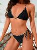Triangle Cup Tie Starfish Decor Sexy Bikini Two Piece Set Elegant