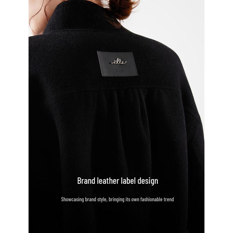ELLE Women's Premium Merino Wool Long Coat