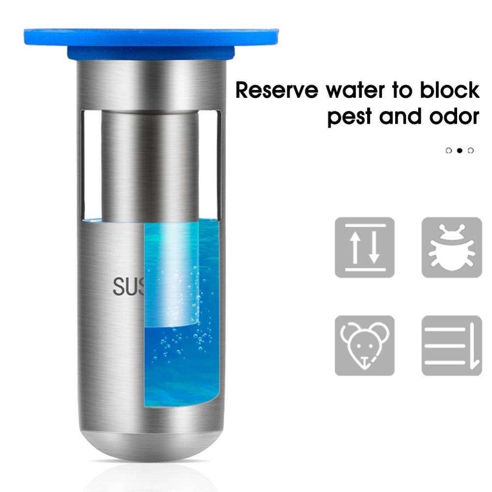 U-type Floor Drain Core Stainless Steel Bathroom Sewer Drain Sealed Floor Drain  Sewer Drain