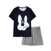 Summer Ins Korean Tide Haig Mickey Pajamas Women's Crew Neck Short-sleeved Shorts Set Casual Can Be Worn Outside Loungewear Thin