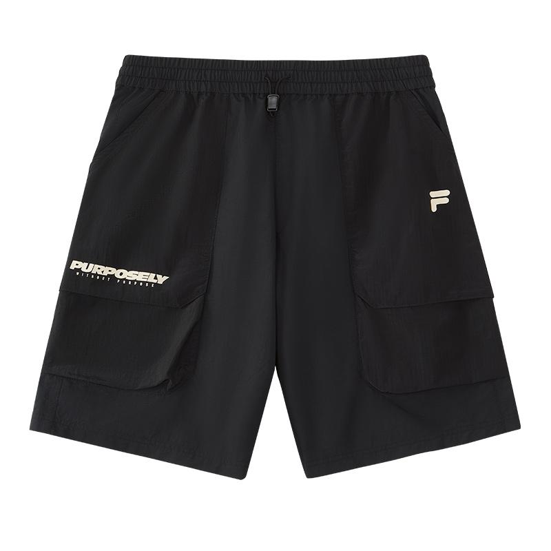 FILA FUSION Casual Shorts Men's Jet Black T11M431802FBK