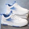 Fashion Mesh Fashion Men Casual Sneakers Lace-up Breathable Lightweight Vulcanized Shoes Men's Shoes Outdoor Sports Shoe Small White