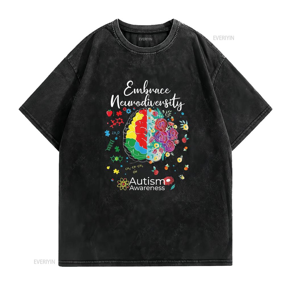 Embrace Neurodiversity Autism Awareness of Scienti Women S T Shirt with Bold S A Perfect Addition To Your Wardrobe Vintage