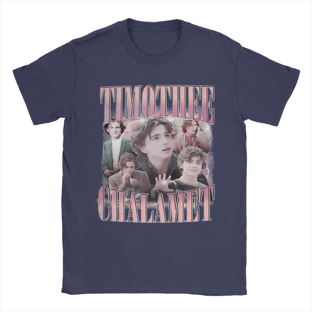 Oversized T Shirt Summer Timothee Chalamet American Actor TShirts 100 Cotton Tee Shirt for Man Big Size Short Sleeve Top Tees