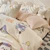 Cartoon Fresh Cotton Bedding Set 133x72 Thread Count Dorm