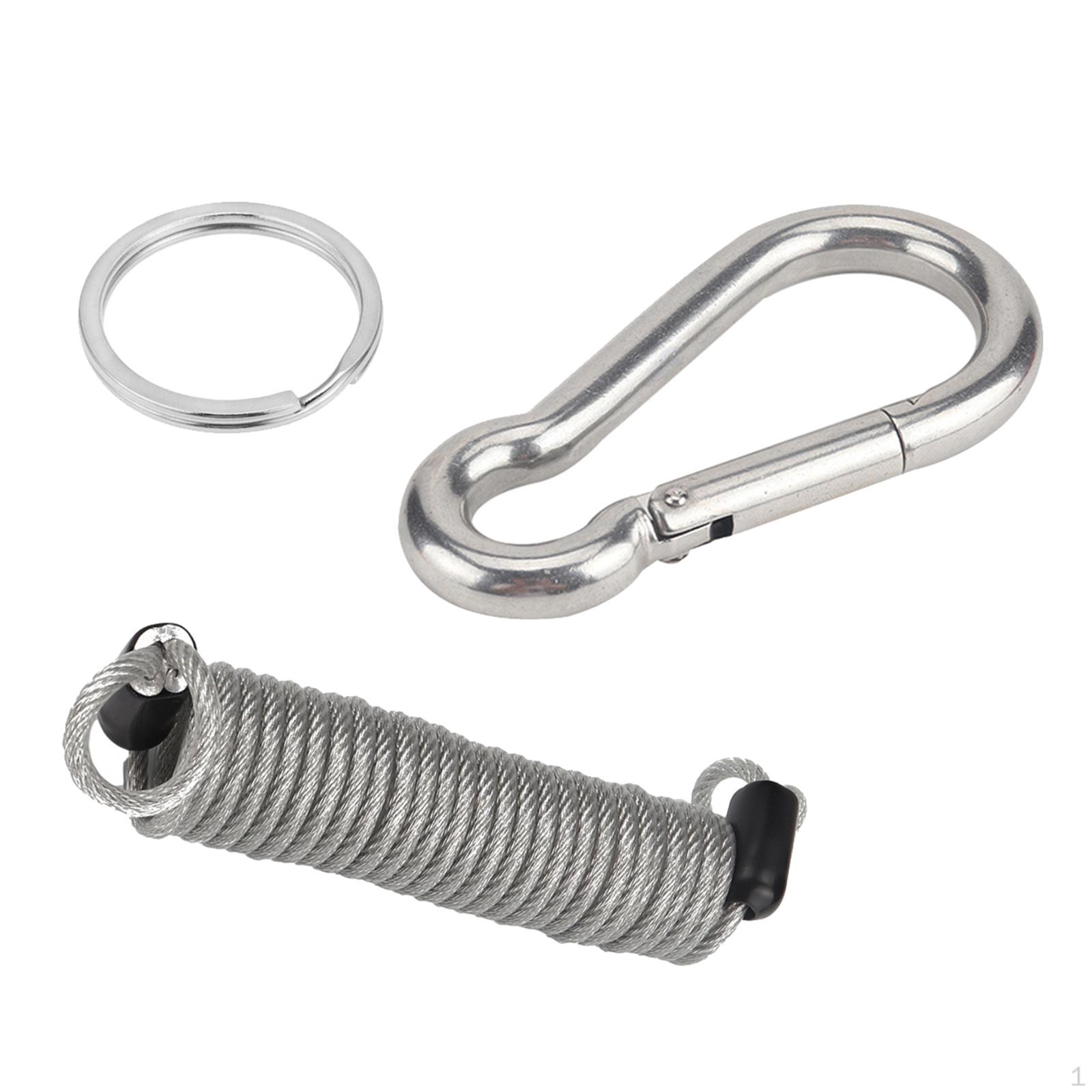 

Міцний Нержавіючий Сталевий Міцний Дротяний Гальмівний Кабель Причепа Захисний Ремінь для Будинку на Колесах срібний