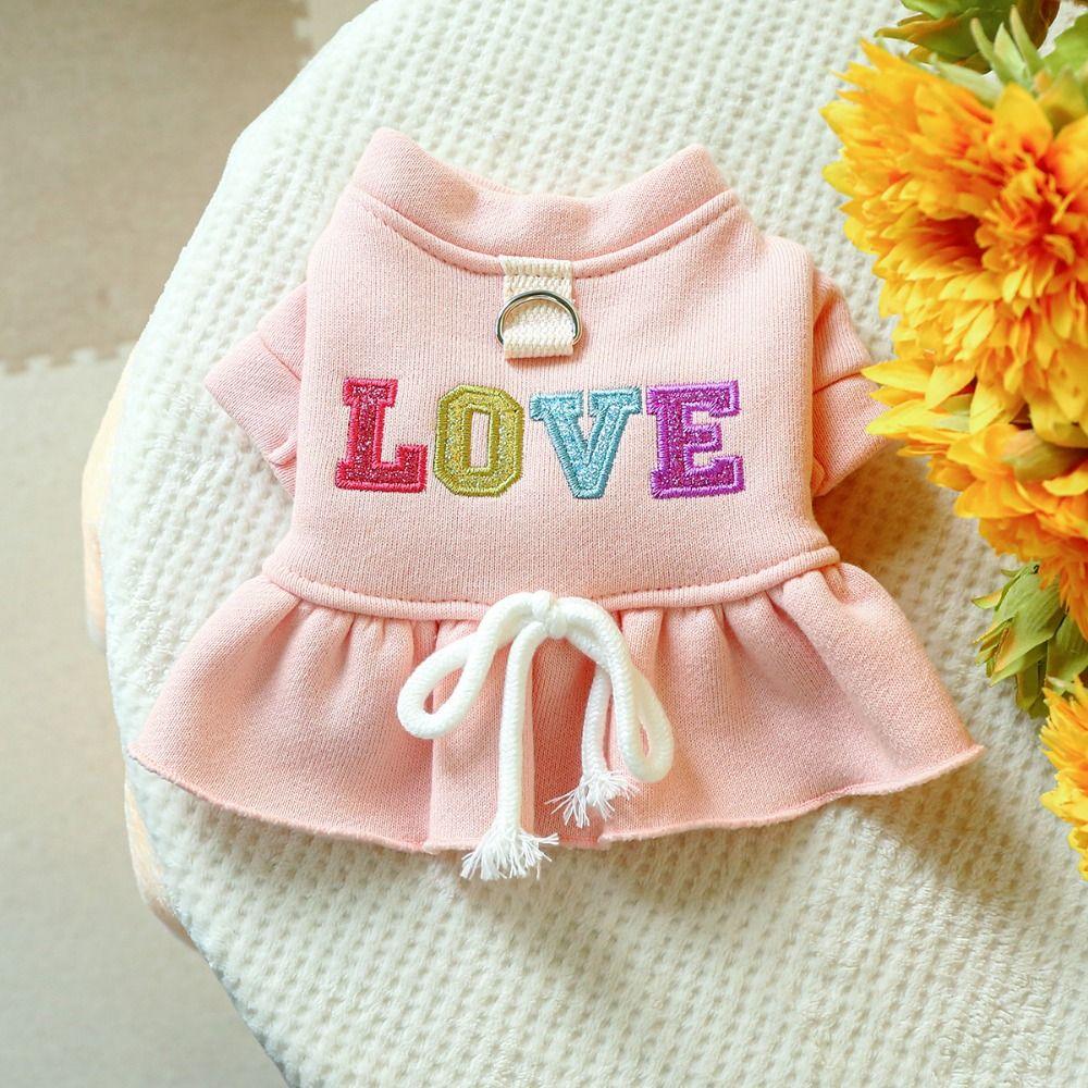 

Удобное платье с бантом для собак, милое платье с юбкой для кошек, розовое платье для собак, платье принцессы для вечеринки по случаю дня рождения